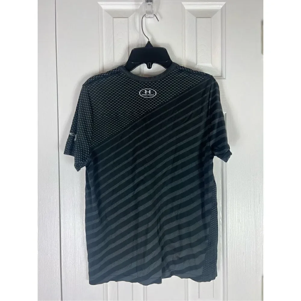 Underarmour Boys Heatgear Black Shirt Size YXL